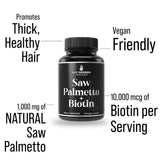 Hair Thickness Maximizer cápsulas apiladas, muestra formato vegano y pureza