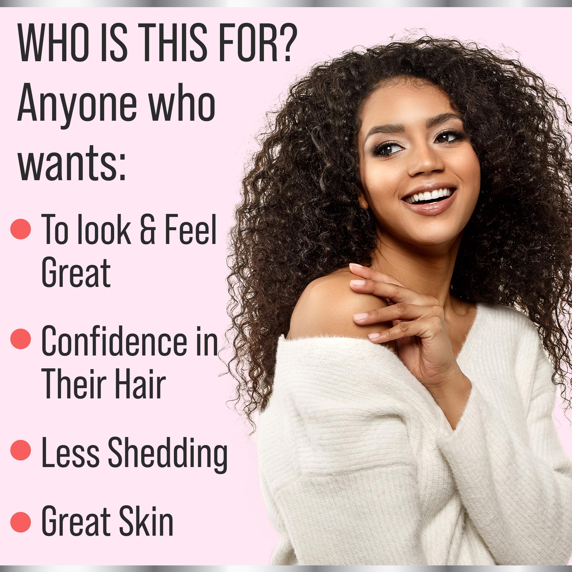 Hair Thickness Maximizer comparación tamaño junto a moneda para escala