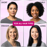 Hair Thickness Maximizer etiqueta con ingredientes y beneficios claros