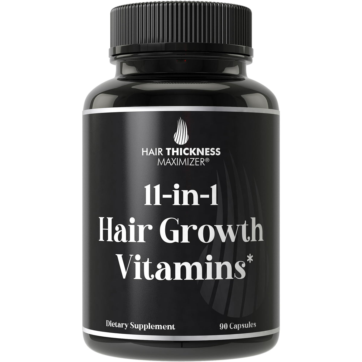 Hair Thickness Maximizer envase frontal muestra pureza y confianza