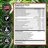 Hairo Nutrition ingredientes naturales apilados para enfatizar origen botánico