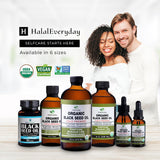 HalalEveryDay botella en cocina sugiriendo uso alimentario versátil