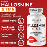 Hallusa Natural cápsulas en mano mostrando textura y dosis recomendada