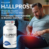 Hallusa Natural etiqueta Hallprost con información de ingredientes clave