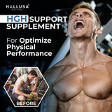 Hallusa Natural comparación de tamaño para referencia de consumo