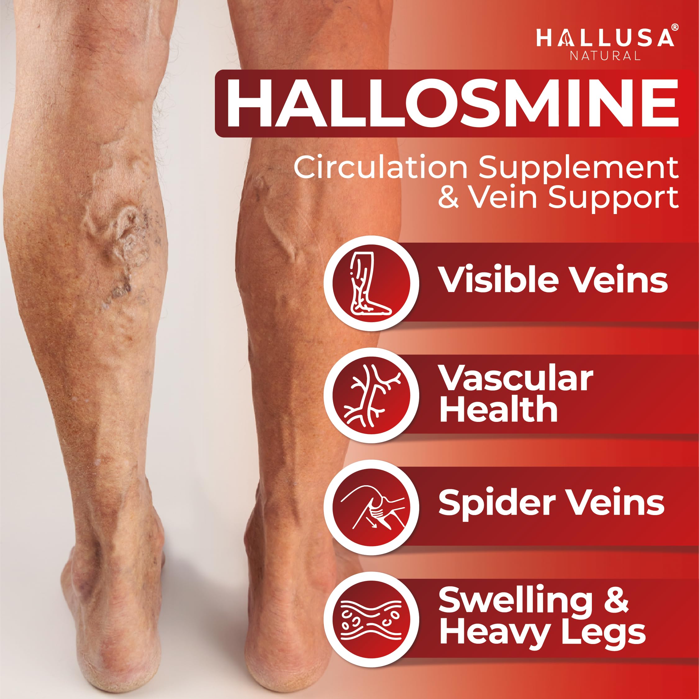 Cápsulas Hallusa Natural en mano para visualizar dosis diaria