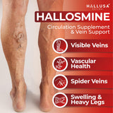Cápsulas Hallusa Natural en mano para visualizar dosis diaria