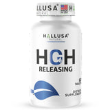 Hallusa Natural frontal del envase mostrando la marca y beneficio