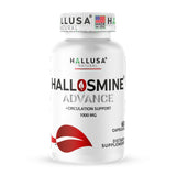 Hallusa Natural envase frontal mostrando 60 cápsulas y beneficio circulación