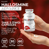 Hallusa Natural comparación de tamaño de cápsula para referencia de uso