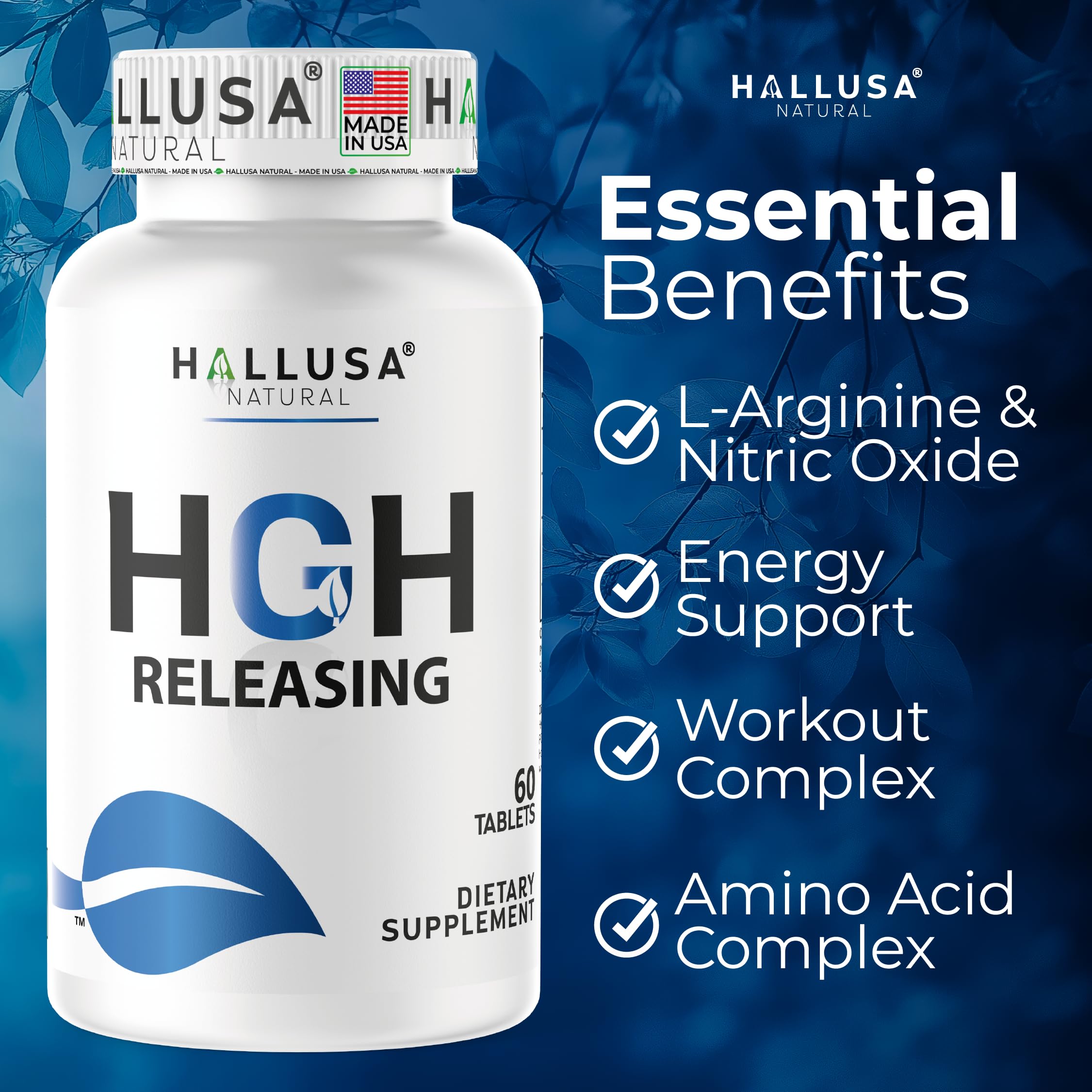 Hallusa Natural suplemento en uso durante entrenamiento para energía