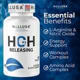 Hallusa Natural suplemento en uso durante entrenamiento para energía