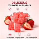 Halo Labs Collagen Gummies comparación de tamaño con moneda, escala real