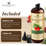 Handcraft Blends aplicación con manos distribuyendo aceite para fácil uso