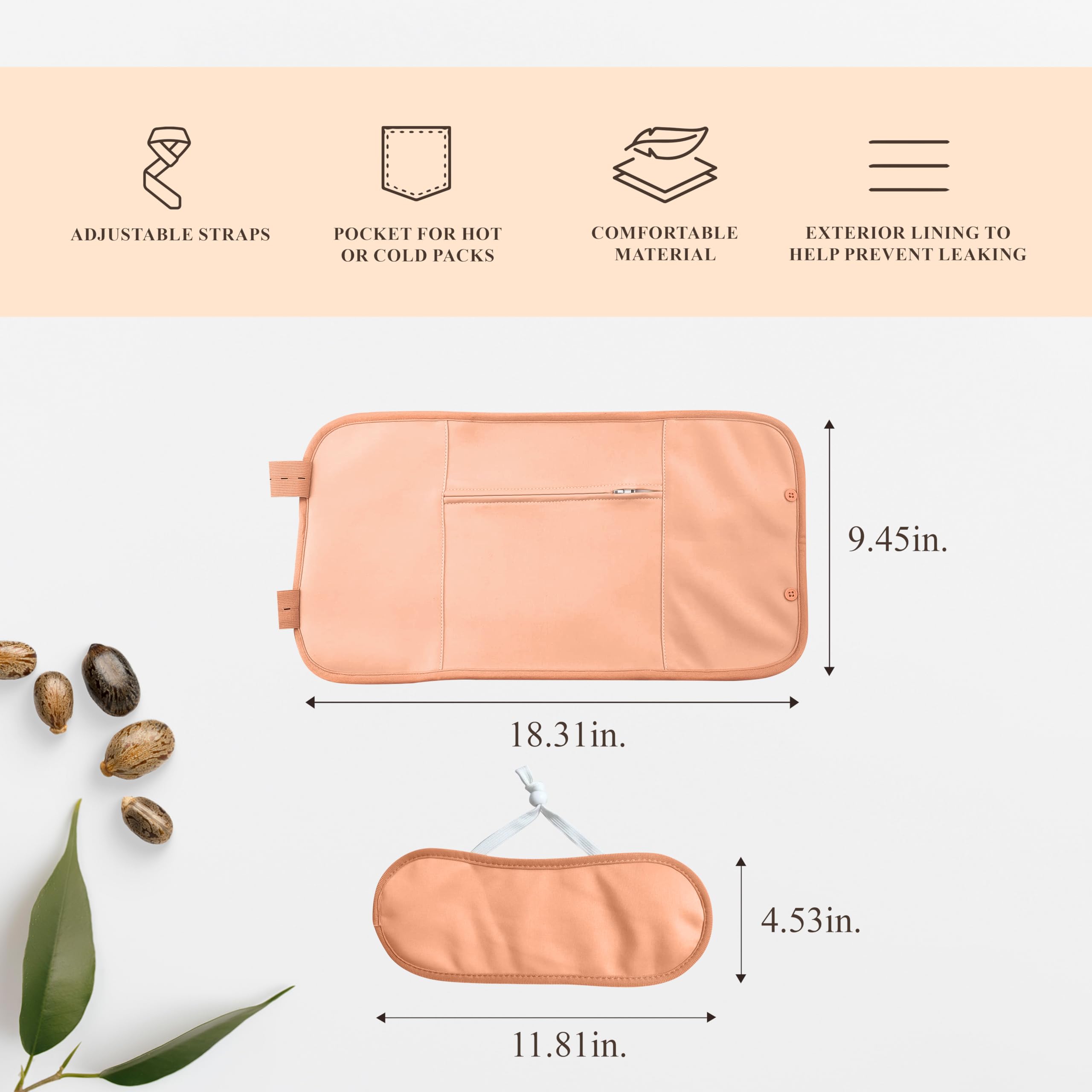 Handcraft Blends detalle de correas ajustables, sujeción adaptable para varios cuerpos