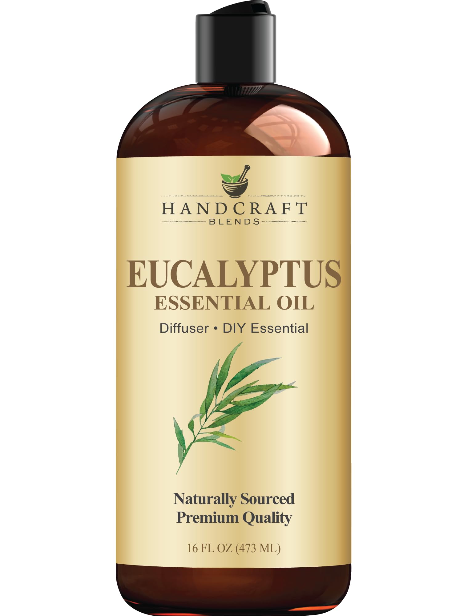 Handcraft Blends frasco frontal de 16 fl oz con aroma eucalipto beneficios para artesanía