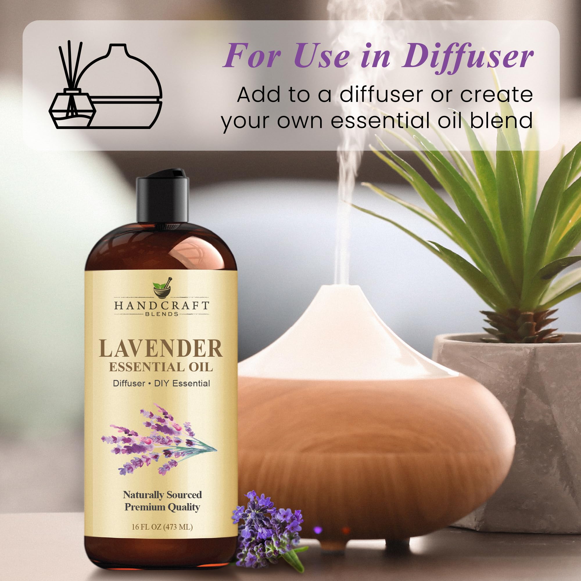 Handcraft Blends primer plano del aceite, resalta pureza y textura