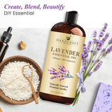 Handcraft Blends etiqueta del producto, información clara y uso práctico