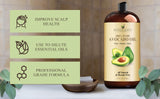 Handcraft Blends aceite de aguacate en manos durante masaje, deslizamiento confortable
