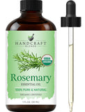 Handcraft Blends botella frontal ámbar con aceite de romero, protección UV y dosificación precisa