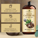 Handcraft Blends textura viscosa del aceite destacando pureza nutritiva