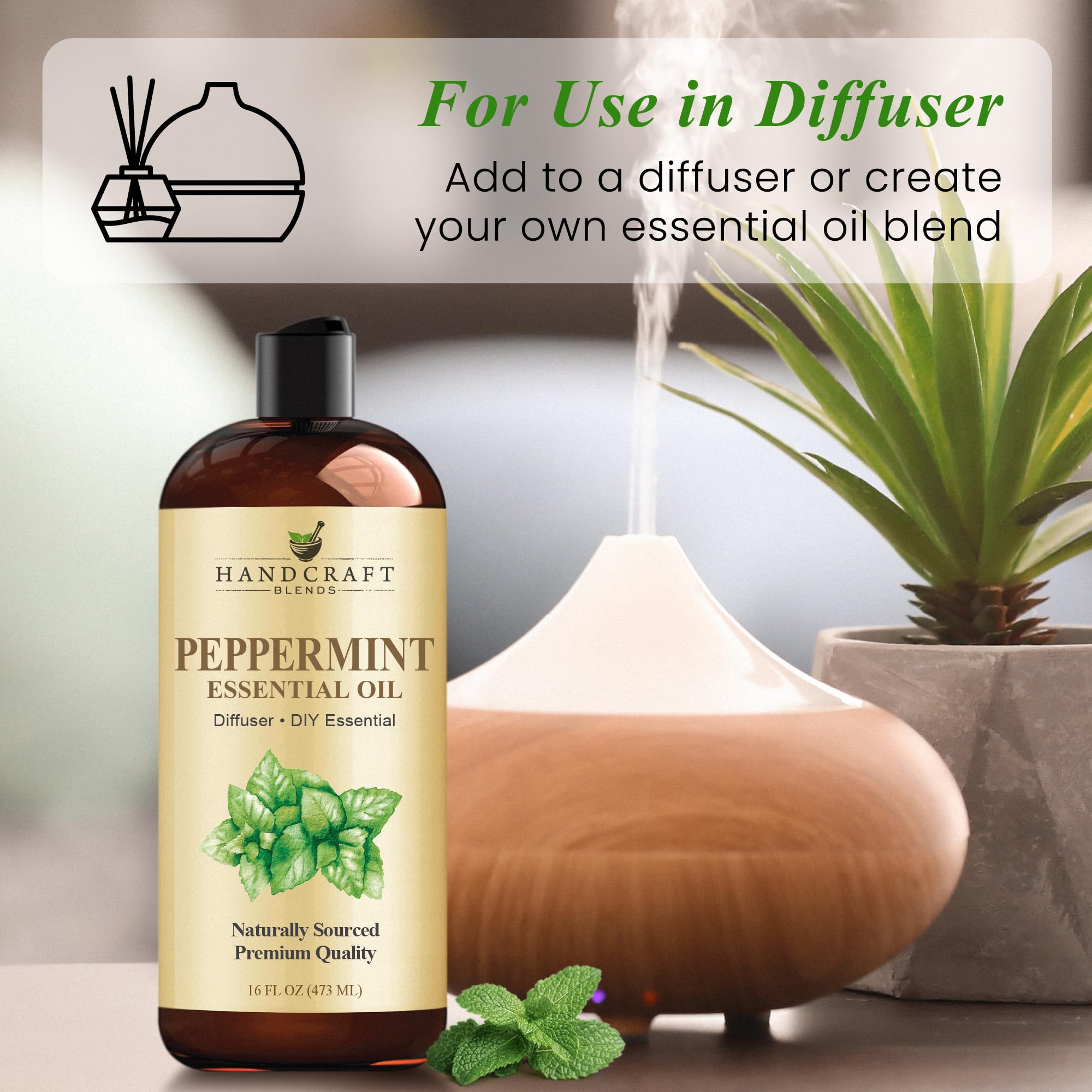 Handcraft Blends gota de aceite en textura clara demostrando pureza
