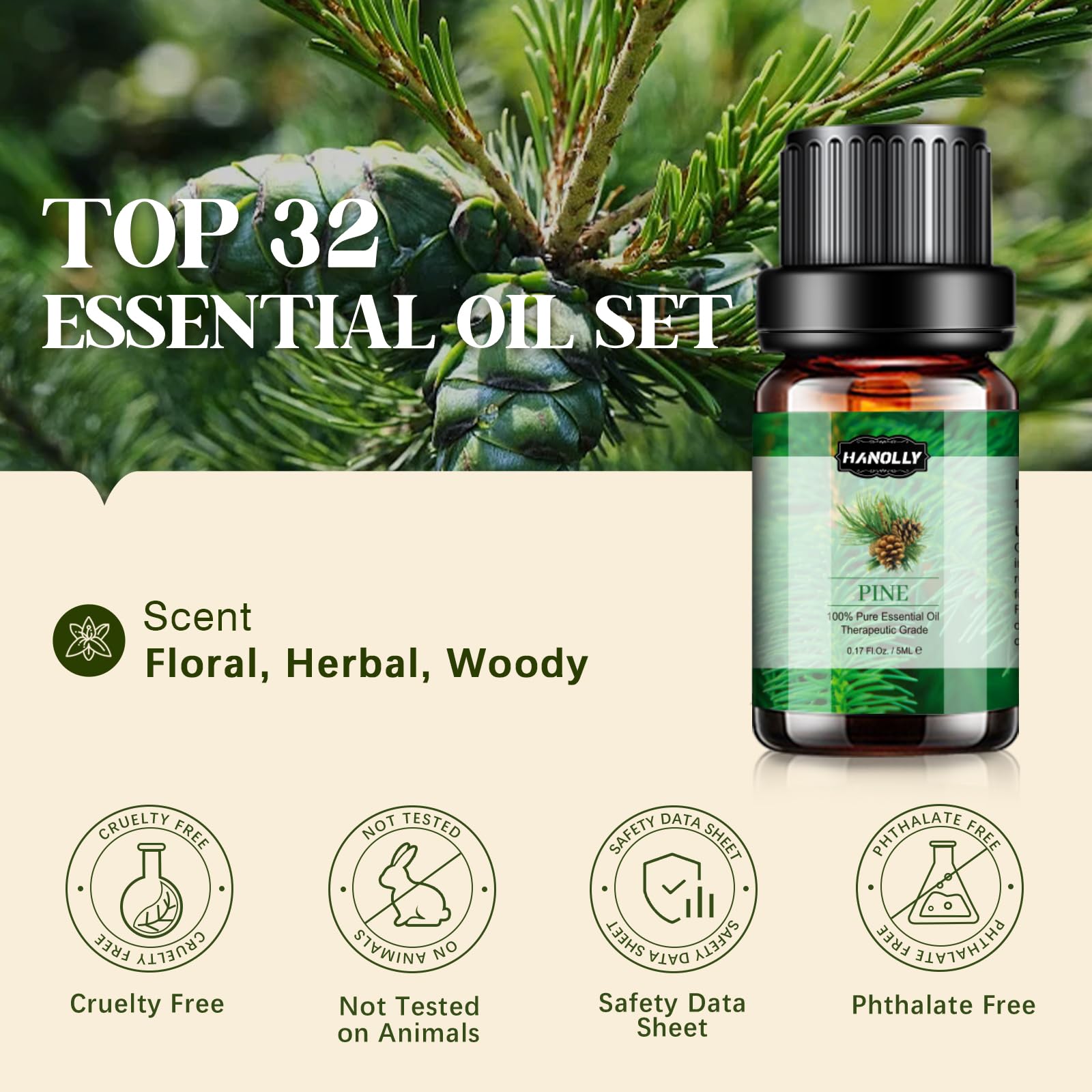 Hanolly frascos oscuros 5 ml mostrando protección contra la luz