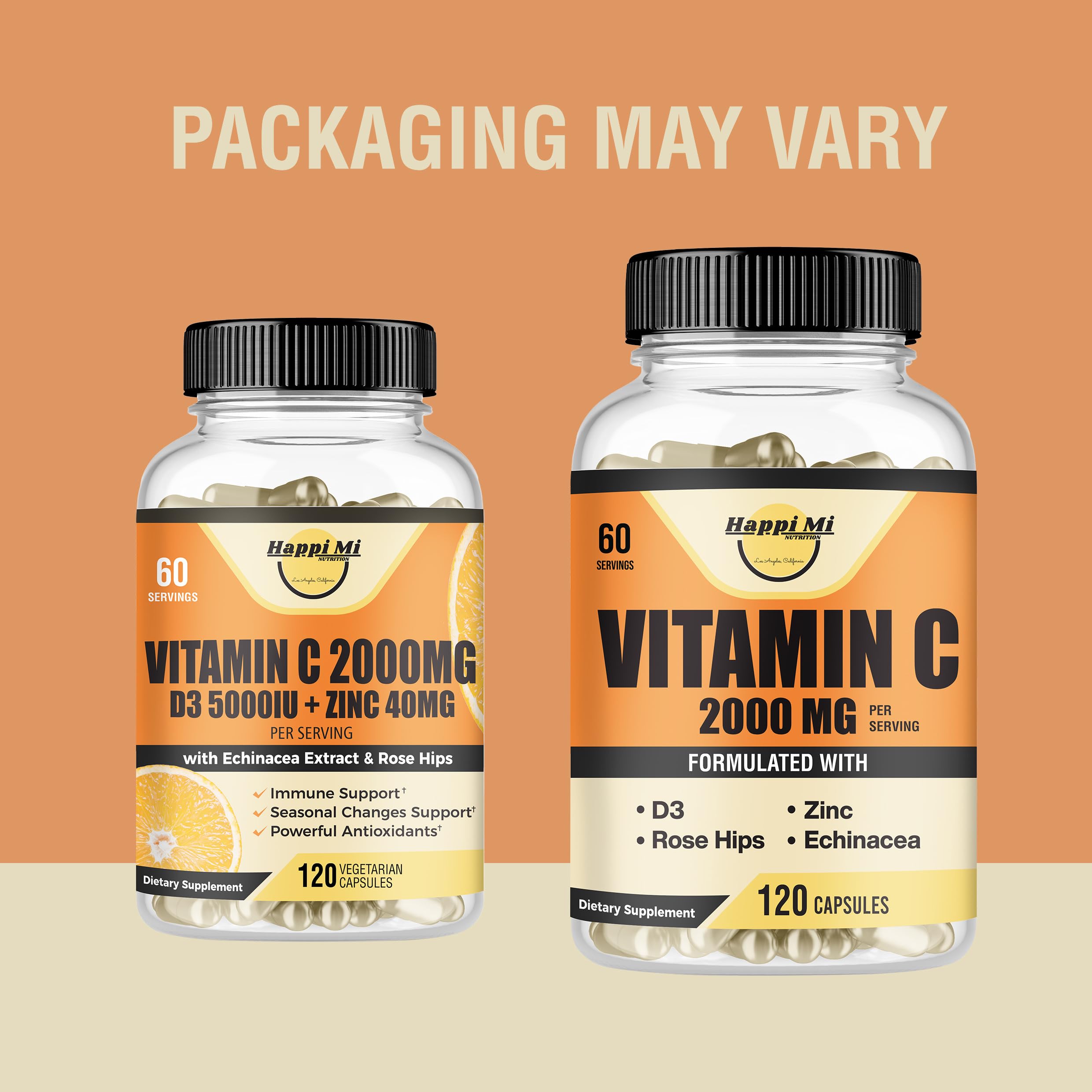 Happi Mi Nutrition cápsulas veganas en primer plano mostrando textura y tamaño