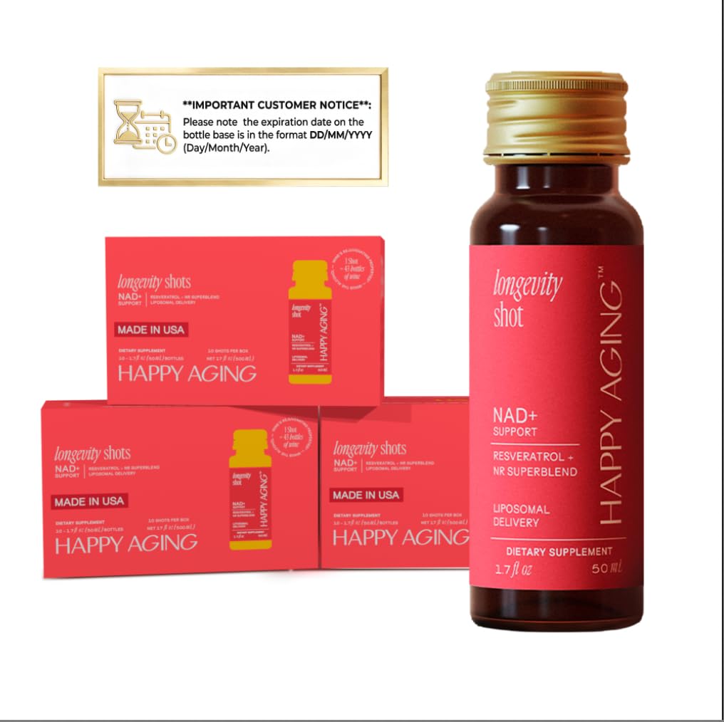 Happy Aging primer plano de textura liposomal evidenciando absorción mejorada