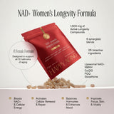 Happy Aging etiqueta con ingredientes clave y ventajas claras