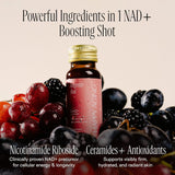 Happy Aging etiqueta con lista de ingredientes, transparencia y confianza