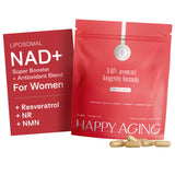 Happy Aging frente del producto mostrando envase y etiqueta clara para confianza