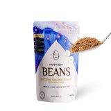 Happy Bum Co paquete frontal Golden Roast 400 g muestra pureza orgánica