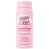 HAPPY CURVES envase frontal mostrando diseño y tamaño práctico para llevar