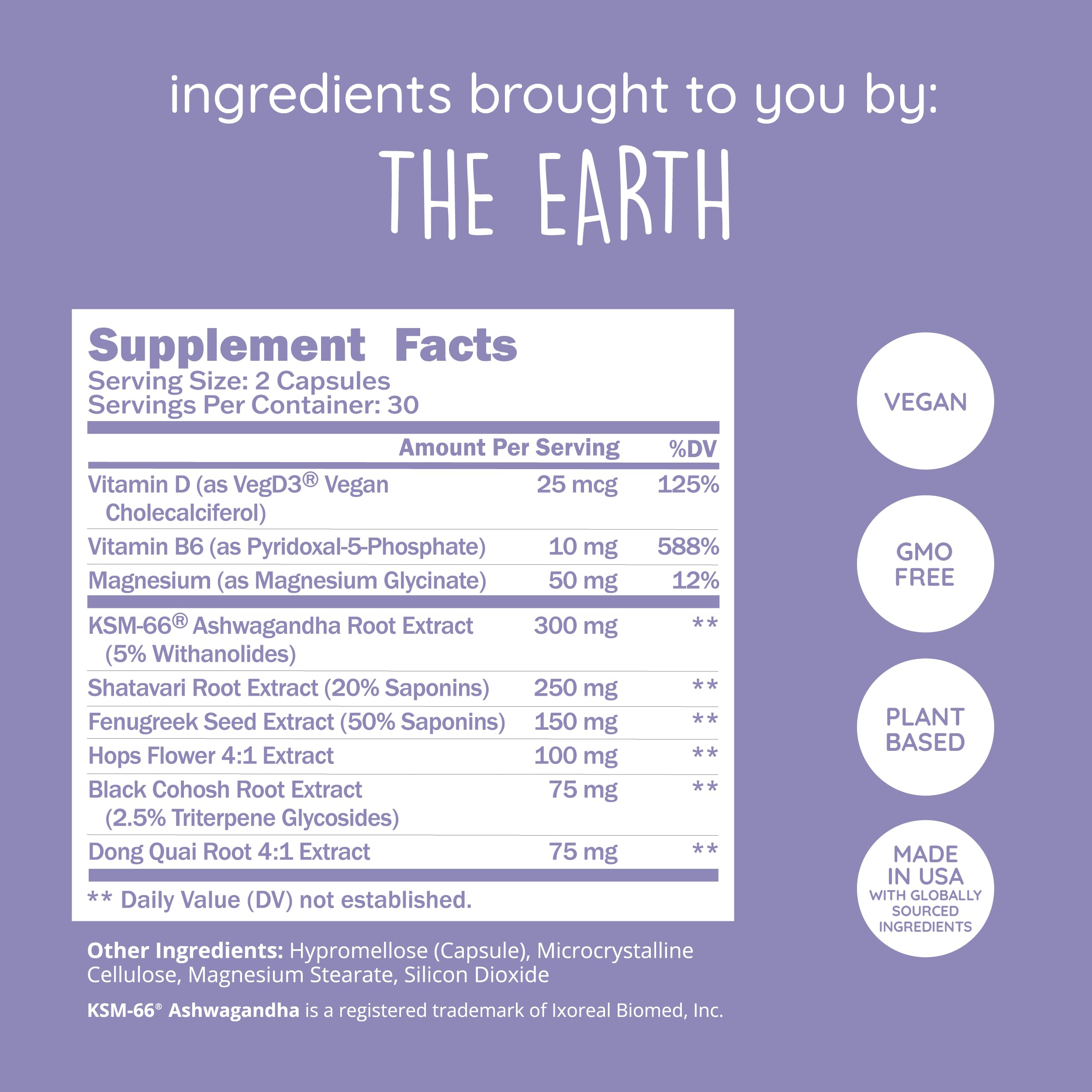 Happy Healthy Hippie etiqueta legible con ingredientes y certificaciones claras