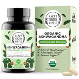 Happy Healthy Hippie frente del envase mostrando cápsulas y beneficio claridad
