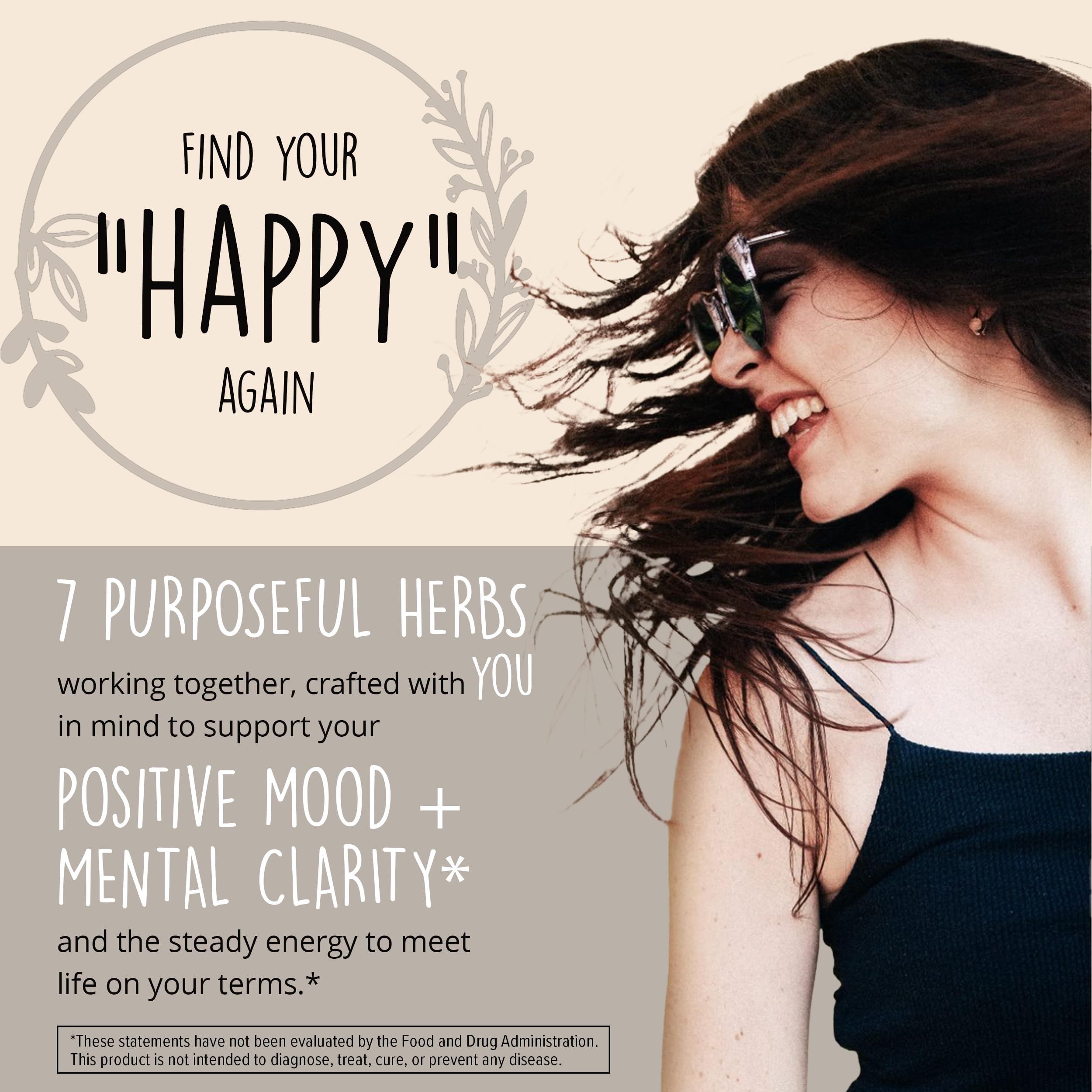 Happy Healthy Hippie cápsulas en mano, facilita dosis diaria y conveniencia