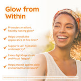 Happy Healthy Hippie softgel primer plano mostrando textura y pureza
