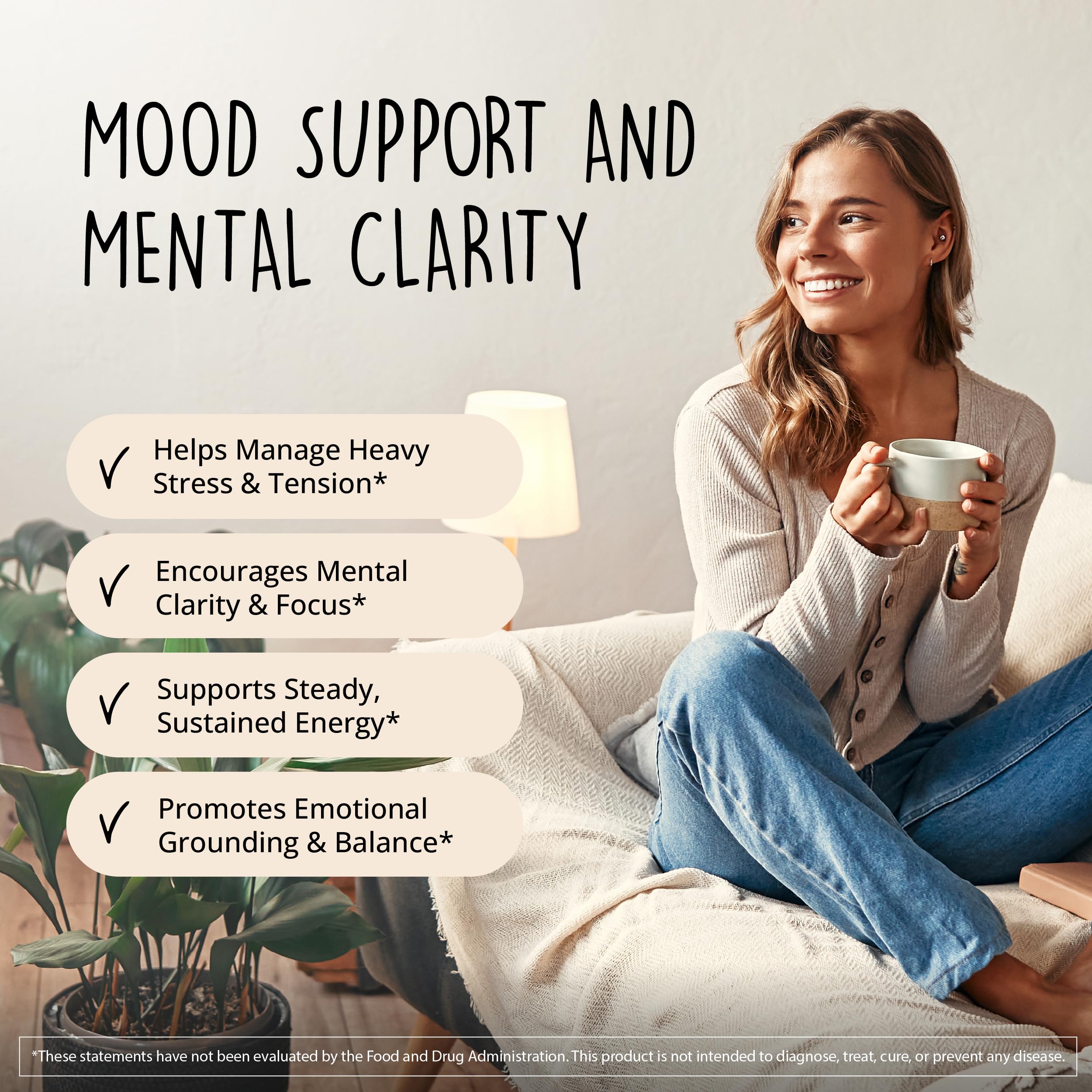 Happy Healthy Hippie suplemento junto a rutina matinal para apoyo diario