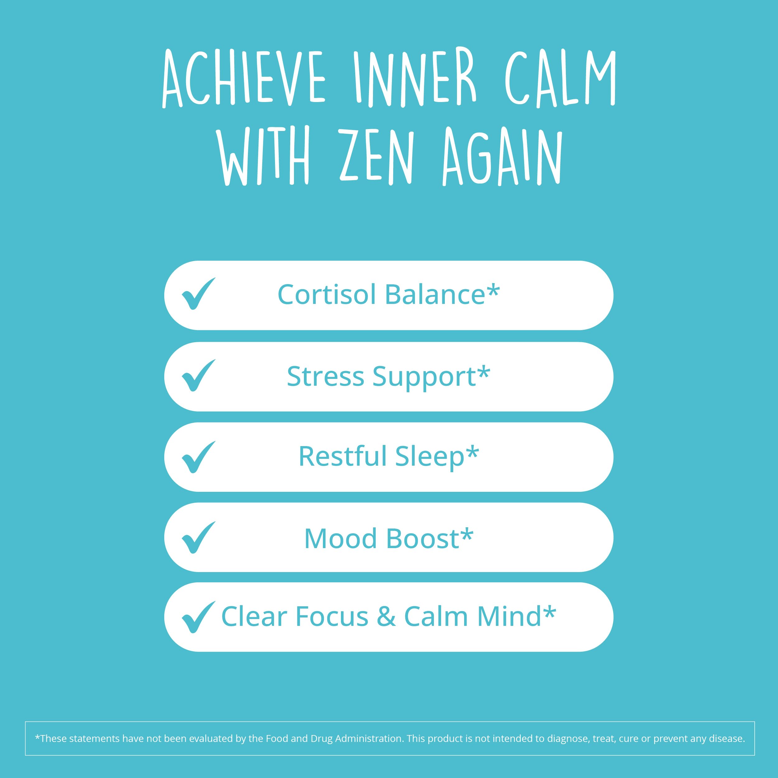 Happy Healthy Hippie mujer tomando Zen Again por la mañana para calma