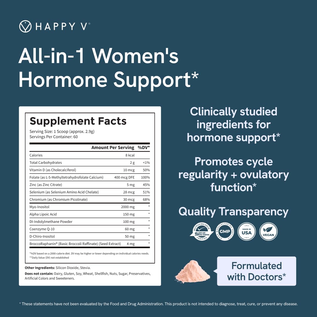Happy V estilo de vida mujer activa apoyando bienestar hormonal y energía