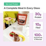 Happy Viking vaso con batido cremoso para una comida rápida y nutritiva
