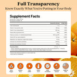 HARMONÍA etiqueta con lista de ingredientes y certificaciones visibles
