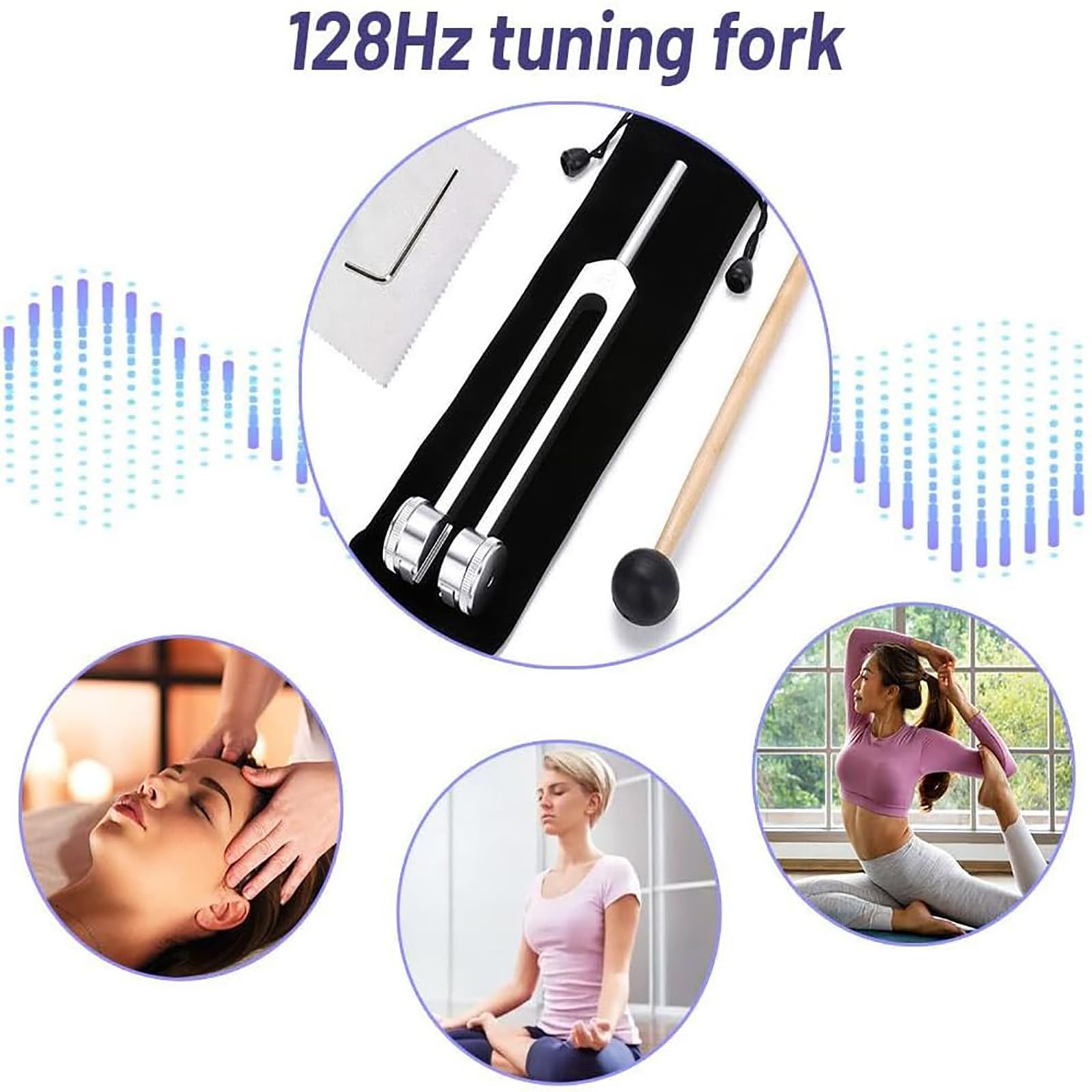 HARMONIFORK apoyado en resonador para amplificar sonido durante sesiones guiadas