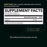 HAVASU NUTRITION cápsula detalle que destaca fórmula vegana y fácil ingestión