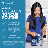 HAVASU NUTRITION etiqueta con lista de ingredientes clara y legible