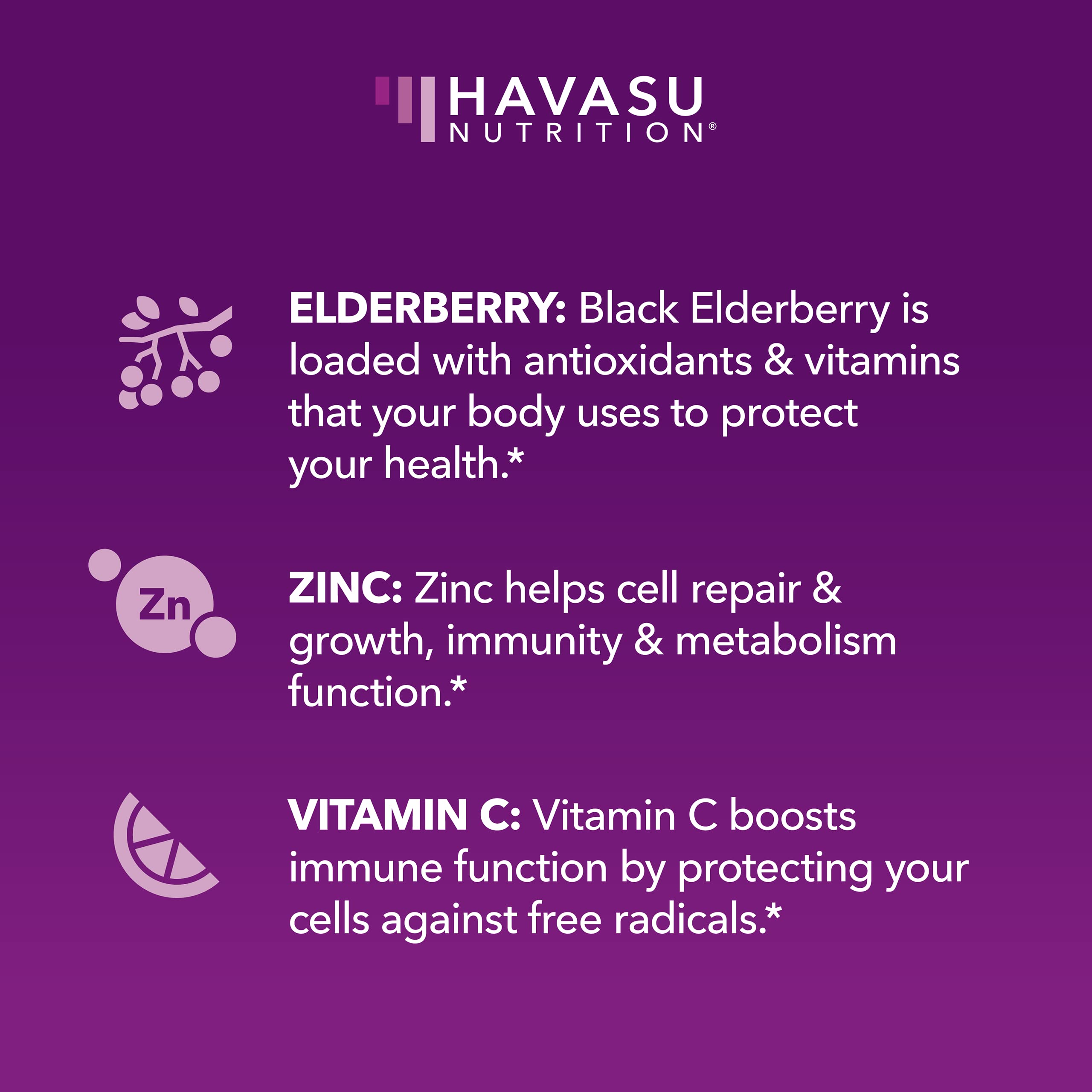 HAVASU NUTRITION frasco abierto con gomitas visibles para almacenamiento