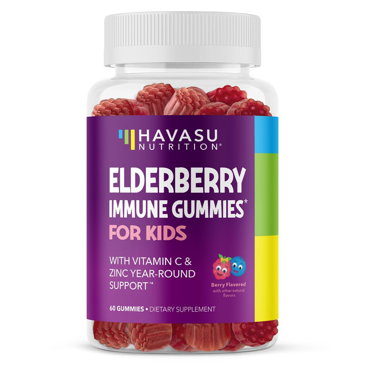 HAVASU NUTRITION embalaje frontal mostrando frasco y beneficios visibles