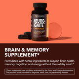 HAVASU NUTRITION frasco de NeuroIGNITE en mano para comparar tamaño
