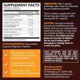 HAVASU NUTRITION detalle de etiqueta de NeuroIGNITE con información de ingredientes
